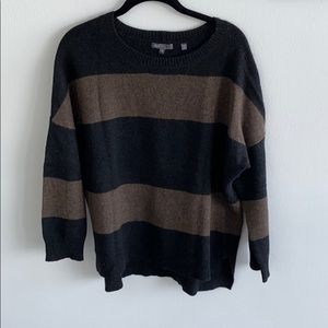 Vince wool rugby striped sweater